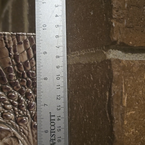 Brahmin Anywhere Convertible Melbourne Embossed Leather Satchel - Picture 7 of 9